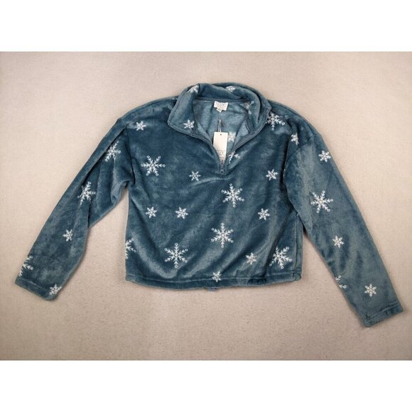 COZE BY PINK ROSE - WOMEN'S SOFT FLEECE 1/4 ZIP PULLOVER SWEATER - SIZE XS - Picture 2 of 9